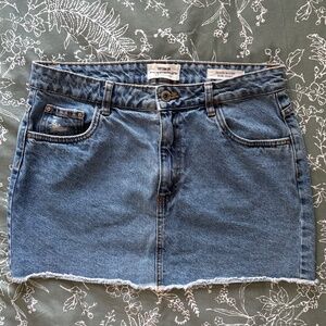 Cotton on Denim Micro Mini Skirt Size 8